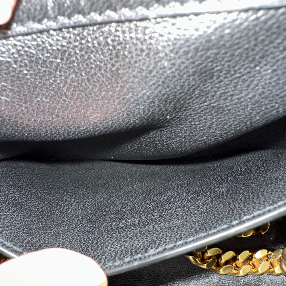 AUTHENTIC YSL VICKY LEATHER CROSSBODY BAG - Picture 7 of 16